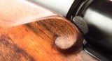 Bolliger / Mountain Riflery Signature Series .280 Remington, pre-64 Model 70, rust blue, AAA English, Blackburn, sights, Swarovski, ammo, 99%, layaway - Image 12 of 15