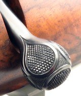 Bolliger / Mountain Riflery Signature Series .280 Remington, pre-64 Model 70, rust blue, AAA English, Blackburn, sights, Swarovski, ammo, 99%, layaway - Image 11 of 15