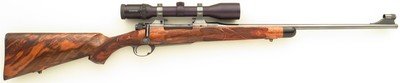 Bolliger / Mountain Riflery Signature Series .280 Remington, pre-64 Model 70, rust blue, AAA English, Blackburn, sights, Swarovski, ammo, 99%, layaway - Image 1 of 15