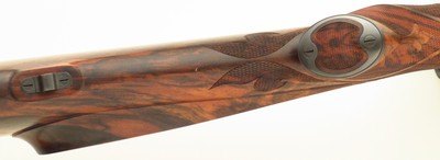 Bolliger / Mountain Riflery Signature Series .280 Remington, pre-64 Model 70, rust blue, AAA English, Blackburn, sights, Swarovski, ammo, 99%, layaway - Image 10 of 15