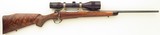 Bolliger / Mountain Riflery Best Grade .280 Remington, Winchester 70 CRF, Blackburn, AAA English, Dubber game scene, Swarovski, ammo, 95%, layaway - Image 1 of 15