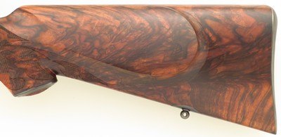 Bolliger / Mountain Riflery Signature Series 7mm WSM, Winchester 70 CRF, 24-inch, rust blue, jeweled, AAA English, Swarovski, ammo, 99%, layaway - Image 9 of 15