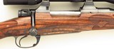 Bolliger / Mountain Riflery Signature Series 7mm WSM, Winchester 70 CRF, 24-inch, rust blue, jeweled, AAA English, Swarovski, ammo, 99%, layaway - Image 5 of 15