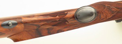 Bolliger / Mountain Riflery Signature Series 7mm STW, pre-64 Model 70, 26-inch, Blackburn, rust blue, AAA English, Swarovski, ammo, 98%, layaway - Image 10 of 15