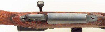 Bolliger / Mountain Riflery Signature Series .28 Nosler, Winchester 70 CRF, 26-inch fluted, brake, AAA English, Swarovski, .50 MOA, ammo, 98%, layaway - Image 7 of 15