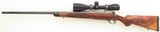 Bolliger / Mountain Riflery Signature Series .28 Nosler, Winchester 70 CRF, 26-inch fluted, brake, AAA English, Swarovski, .50 MOA, ammo, 98%, layaway - Image 2 of 15