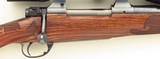 Bolliger / Mountain Riflery Signature Series .28 Nosler, Winchester 70 CRF, 26-inch fluted, brake, AAA English, Swarovski, .50 MOA, ammo, 98%, layaway - Image 5 of 15
