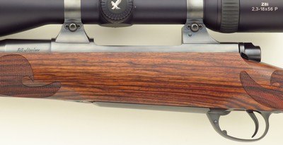 Bolliger / Mountain Riflery Signature Series .28 Nosler, Winchester 70 CRF, 26-inch fluted, brake, AAA English, Swarovski, .50 MOA, ammo, 98%, layaway - Image 6 of 15