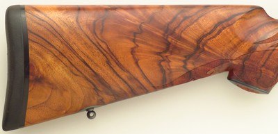 Bolliger / Mountain Riflery Signature Series .28 Nosler, Winchester 70 CRF, 26-inch fluted, brake, AAA English, Swarovski, .50 MOA, ammo, 98%, layaway - Image 8 of 15