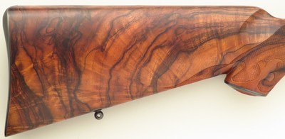 Bolliger / Mountain Riflery Signature Series .300 WSM, Winchester 70 CRF, 24-inch octagon-to-round, sights, AAA English, Swarovski, 99%, layaway - Image 8 of 15