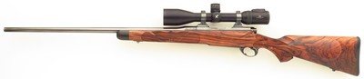 Bolliger / Mountain Riflery Signature Series .300 Winchester Magnum, pre-64 Model 70, 25-inch, AAA English, Canjar, Swarovski, ammo, 99%, layaway - Image 2 of 15