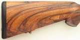 Bolliger / Mountain Riflery Crown Grade .340 Weatherby, Winchester CRF, 24-inch, quarter rib, AAA English, Tomlin engraving, Swarovski, 98%, layaway - Image 9 of 14