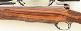 Bolliger / Mountain Riflery Crown Grade .340 Weatherby, Winchester CRF, 24-inch, quarter rib, AAA English, Tomlin engraving, Swarovski, 98%, layaway - Image 6 of 14