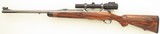 Bolliger / Mountain Riflery Crown Grade .450 Ackley Magnum, Winchester CRF, quarter rib, 4+1, AAA English, Lisa Tomlin game scene, optic, 97%, layaway - Image 2 of 15