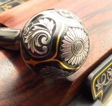 Bolliger / Mountain Riflery Best Grade .375 H&H Magnum, squarebridged Mauser 98, quarter rib, AAA English, Lisa Tomlin game scene, Swarovski, layaway - Image 14 of 15
