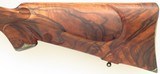 Bolliger / Mountain Riflery Best Grade .375 H&H Magnum, squarebridged Mauser 98, quarter rib, AAA English, Lisa Tomlin game scene, Swarovski, layaway - Image 10 of 15