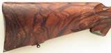 Bolliger / Mountain Riflery Best Grade .375 H&H Magnum, squarebridged Mauser 98, quarter rib, AAA English, Lisa Tomlin game scene, Swarovski, layaway - Image 9 of 15