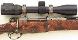 Bolliger / Mountain Riflery Best Grade .375 H&H Magnum, pre-64 70, octagon, rib, extended tangs, AAA English, Dubber engraving, Huey, 99%, layaway - Image 7 of 15