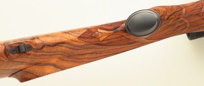 Bolliger / Mountain Riflery Signature Series .450 Ackley Magnum, Winchester 70 CRF, banded, express, 5+1, AA English, Swarovski, ammo, 99%, layaway - Image 9 of 14