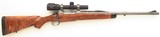 Bolliger / Mountain Riflery Signature Series .450 Ackley Magnum, Winchester 70 CRF, banded, express, 5+1, AA English, Swarovski, ammo, 99%, layaway - Image 1 of 14