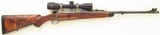 Bolliger / Mountain Riflery Best Grade .416 Rigby, Winchester 70 CRF, brake, quarter rib, AAA English, Dubber game scenes, Swarovski, 99%, layaway - Image 1 of 15