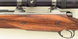 Bolliger / Mountain Riflery Signature Series .450 Rigby Magnum, Winchester 70 CRF, brake, quarter rib, AA English, Swarovski, ammo, targets, layaway - Image 6 of 15