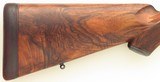 Bolliger / Mountain Riflery Signature Series .450 Rigby Magnum, Winchester 70 CRF, brake, quarter rib, AA English, Swarovski, ammo, targets, layaway - Image 8 of 15