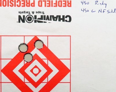 Bolliger / Mountain Riflery Signature Series .450 Rigby Magnum, Winchester 70 CRF, brake, quarter rib, AA English, Swarovski, ammo, targets, layaway - Image 14 of 15