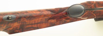Bolliger / Mountain Riflery Signature Series .500 Jeffery, Mauser 98 square bridge, quarter rib, drop box, AAA English, Swarovski, ammo, 99%, layaway - Image 11 of 15