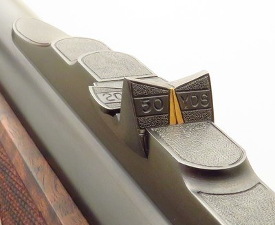 Bolliger / Mountain Riflery Signature Series .500 Jeffery, Mauser 98 square bridge, quarter rib, drop box, AAA English, Swarovski, ammo, 99%, layaway - Image 13 of 15