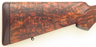 Bolliger / Mountain Riflery Signature Series .500 Jeffery, Mauser 98 square bridge, quarter rib, drop box, AAA English, Swarovski, ammo, 99%, layaway - Image 8 of 15