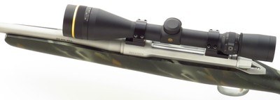 Rifles Inc. Strata .300 Winchester Magnum, 2007, stainless, 23-inch, brake, Leupold 4.5-14x, 6.3 pounds, outstanding bore, papers, layaway - Image 3 of 11