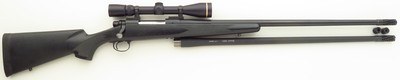 Jarrett Switch Barrel .300 Jarrett & .338 Jarrett, 1995, one owner, 26 inches, brake, cap, Leupold, great bores, extras, papers, layaway - Image 2 of 12