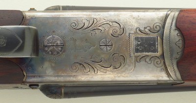 Merkel 47E 20 gauge, 1990, 27-inch IC/M, ejectors, scalloped boxlock, great bores, tight, 5.8 pounds, 14.65-inch LOP - Image 8 of 15