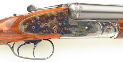 Kimber Valier Grade II 16 gauge, 26-inch fixed IC/M, ejectors, detachable sidelocks, AAA Turkish, 14.65 LOP, 6.6 pounds, box, layaway - Image 6 of 15