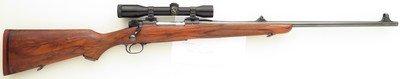 Hoenig custom pre-64 70, Petersen collection, Tom Selleck provenance, Zeiss, outstanding execution, 5+1, custom sights and mounts, over 90%, layaway