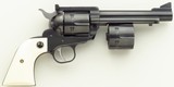 Ruger Lipsey's Exclusive Blackhawk .45 Colt & .45 ACP, 2011, flat top, 5.5, white grips, factory case, 98 percent - Image 2 of 9