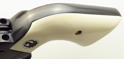 Ruger Lipsey's Exclusive Blackhawk .45 Colt & .45 ACP, 2011, flat top, 5.5, white grips, factory case, 98 percent - Image 8 of 9