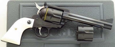 Ruger Lipsey's Exclusive Blackhawk .45 Colt & .45 ACP, flat top, 5.5, fluted, chamfered, hard case, manual, likely unfired - Image 1 of 8
