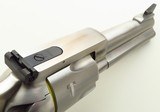 Ruger Blackhawk stainless flat top .45 Colt & .45 ACP, 4.65-inch, cased, 99 percent - Image 3 of 8