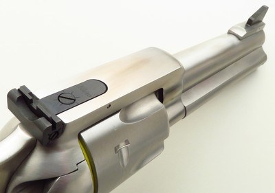 Ruger Blackhawk stainless flat top .45 Colt & .45 ACP, 4.65-inch, cased, 99 percent - Image 3 of 8