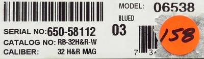 Ruger Single Six Bisley .32 H&R Magnum, 2017, 6.5-inch, likely unfired since proof, over 99 percent - Image 8 of 8