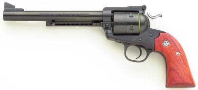 Ruger Blackhawk Bisley .45 Colt, 1996, 7.5-inch, etched cylinder, wood grips, great bore, 95 percent - Image 3 of 8