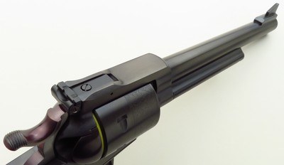 Ruger Blackhawk Bisley .45 Colt, 1996, 7.5-inch, etched cylinder, wood grips, great bore, 95 percent - Image 4 of 8