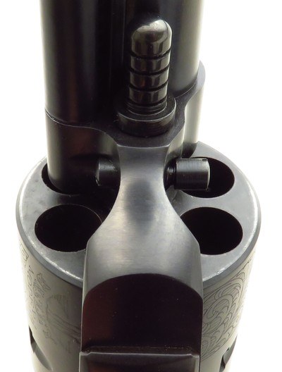 Ruger Blackhawk Bisley .45 Colt, 1996, 7.5-inch, etched cylinder, wood grips, great bore, 95 percent - Image 7 of 8