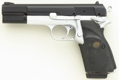 Browning Hi-Power .40 S&W, two-tone, ambidextrous, 10-round, case, logo holster, unfired - Image 3 of 6