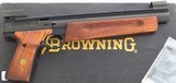 Browning Buck Mark Silhouette .22 LR, 9.875-inch, hooded sights, box, 97 percent - Image 1 of 6
