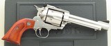 Ruger Super Blackhawk .44 Magnum, 5.5-inch, fluted, Bowen sight, tuned, custom pin, Bisley hammer, case, 80 percent - Image 1 of 8