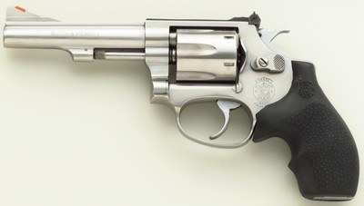 Smith & Wesson Model 631 .32 H&R Magnum, 1991, stainless, 4-inch, adjustable, round butt, great bore, layaway - Image 2 of 7