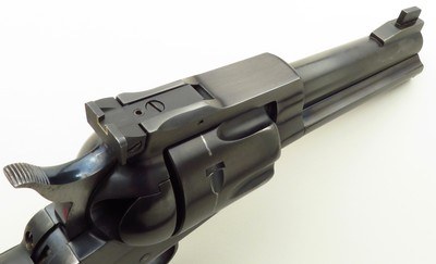 Custom Ruger Blackhawk .45 Colt, 4.65-inch, chamfered cylinder, transfer bar, custom sights & parts - Image 3 of 9